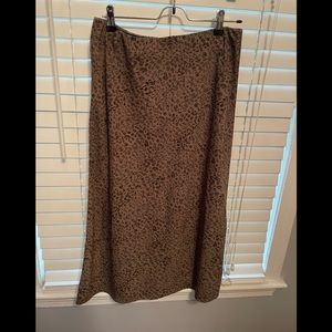 MIDI cheetah skirt